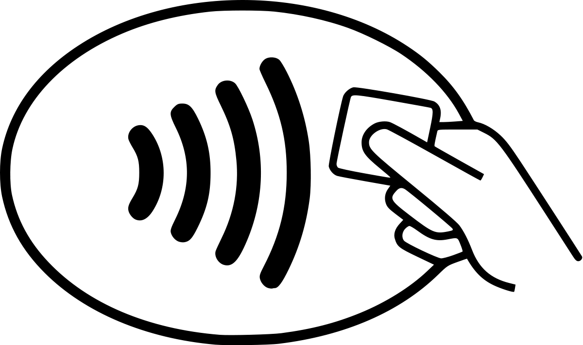 Contactless usage available icon
